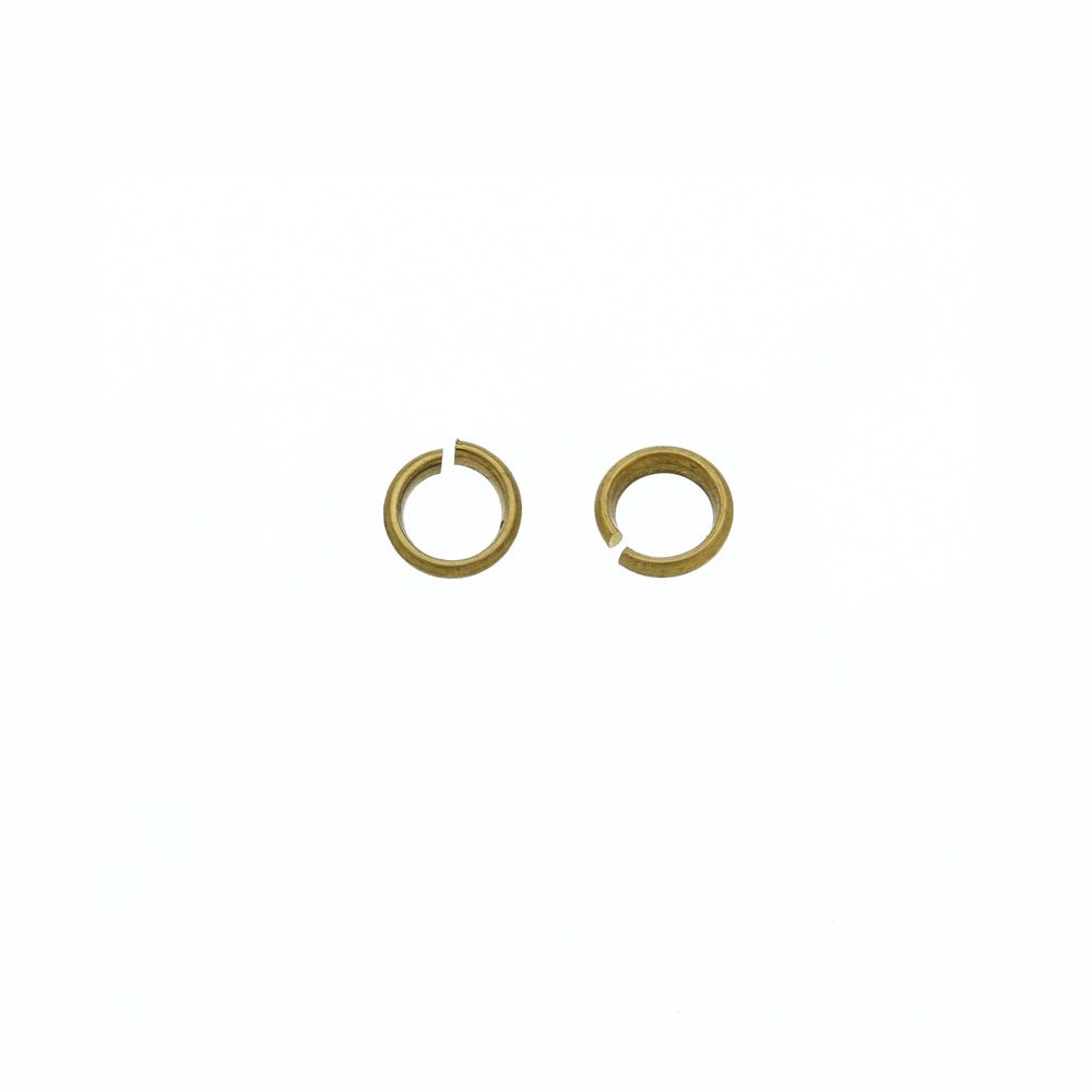 Jump Ring of Wire Half-round Bar 1.4X0.9X4.3