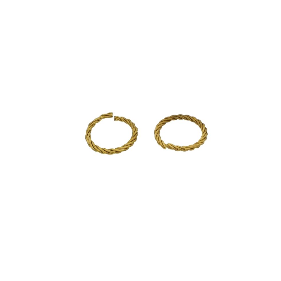 Jump Ring of 4 Wires Round Twisted Laminated in Pe 3.5X23.3