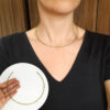 Jump Ring of 2 Wires Round Twisted 2.5X124 with Opening 70 (choker)